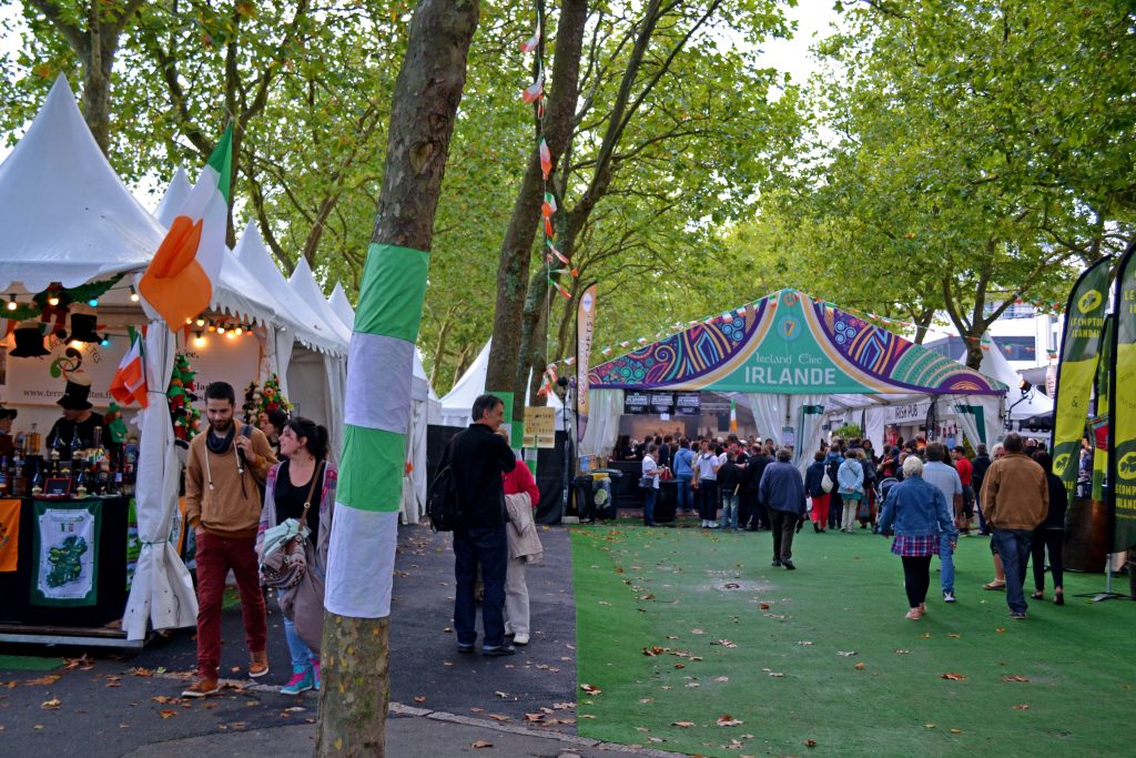 Site du Festival Interceltique de Lorient, espace Irlande 2014