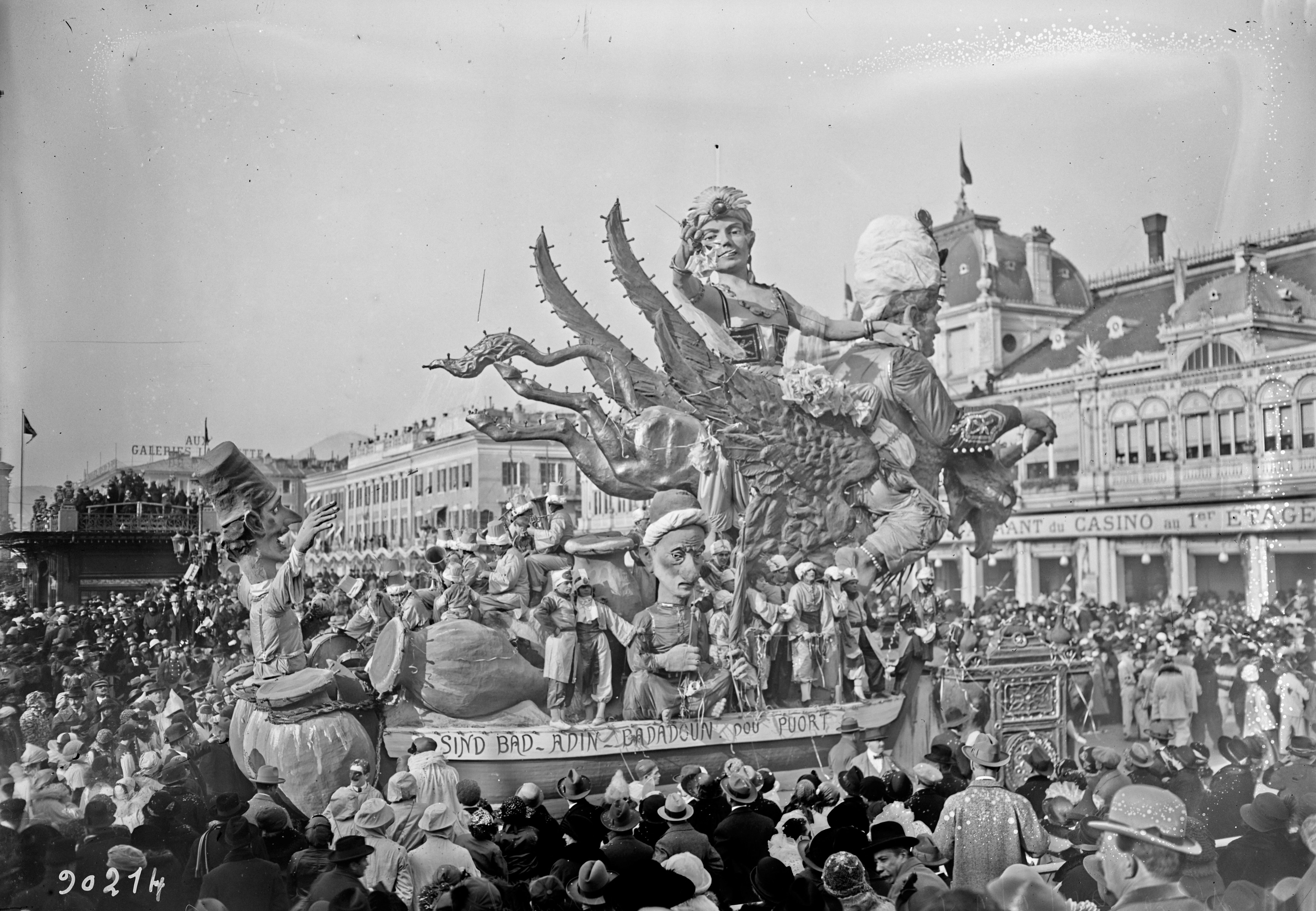 Personnage de Mr Carnaval lors du Carnaval de Nice en 1924